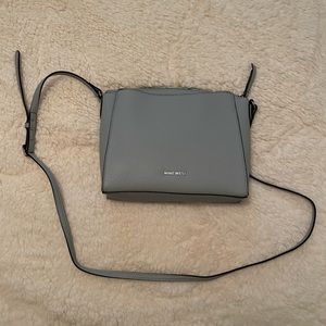 NWOT blue leather crossbody